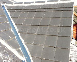 badly tiled roof with wrong spacing