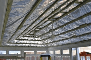 install battens ready for conservatory cladding to be installed