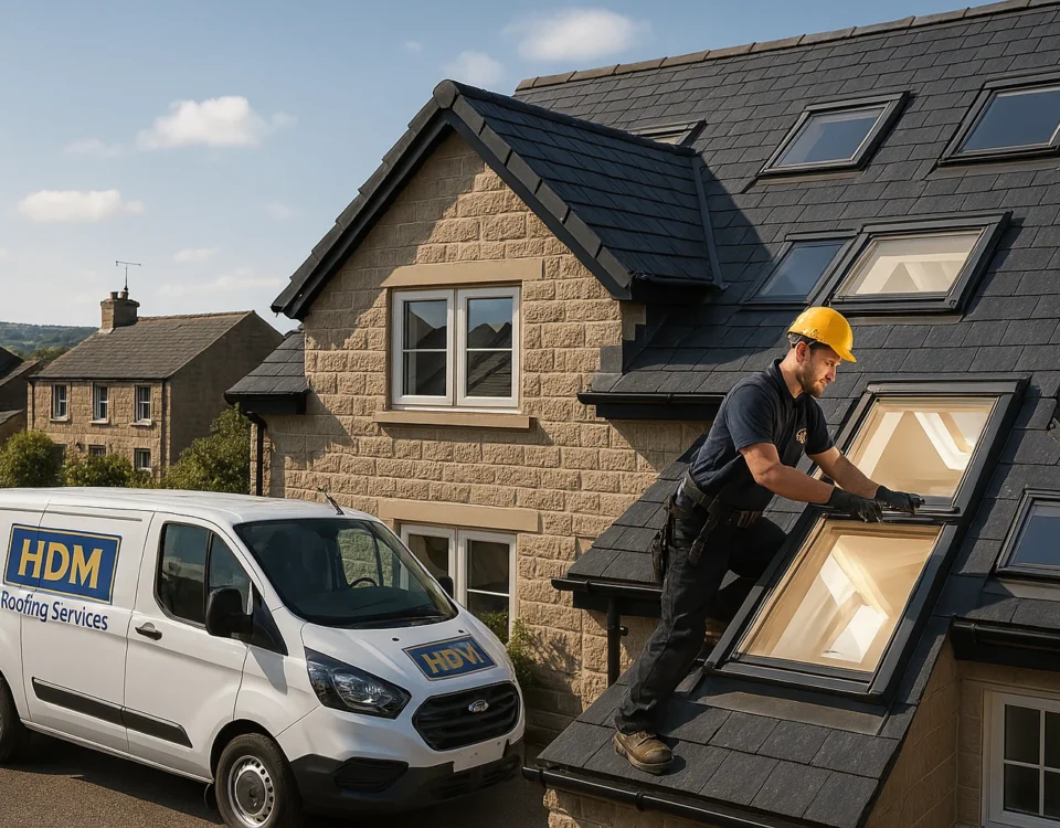 hdm roofing services installing velux windows in lancaster