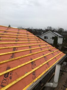 roof battened out on new roof installation lancaster